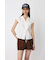 MICRO SLEEVE SHIRT ブラウス