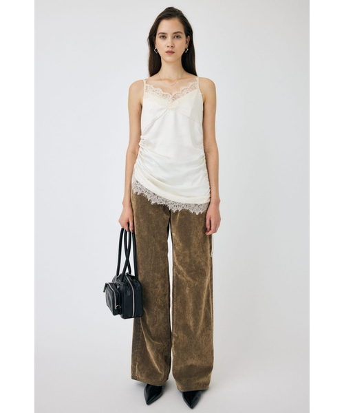 【s.】LACE TRIM CAMI ドレス　完売品 ViVi掲載】LACE TRIM CAMI ドレス｜マウジーの通販｜&mall（アンド