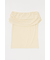 SHEER OFF SHOULDER トップス