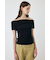 SHEER OFF SHOULDER トップス