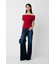 SHEER OFF SHOULDER トップス