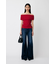 SHEER OFF SHOULDER トップス