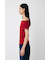 SHEER OFF SHOULDER トップス