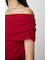 SHEER OFF SHOULDER トップス