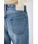 KNEE SLIT WIDE ストレート デニム