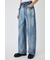 TUCKED WAIST LOOSE ストレートデニム