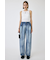 TUCKED WAIST LOOSE ストレートデニム