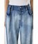 TUCKED WAIST LOOSE ストレートデニム