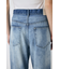 TUCKED WAIST LOOSE ストレートデニム