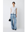 TUCKED WAIST LOOSE ストレートデニム