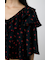 FLOWER PATTERN フリルトップス