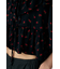 FLOWER PATTERN フリルトップス