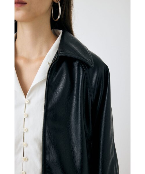 F／LEATHER GATHER ブルゾン｜マウジーの通販｜&mall（アンドモール