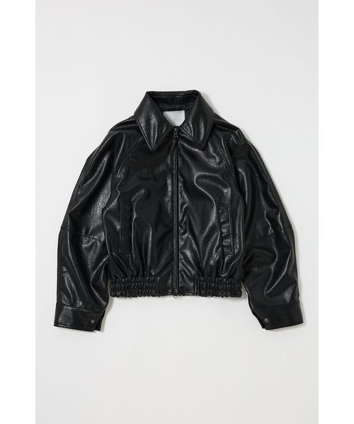 F／LEATHER GATHER ブルゾン｜マウジーの通販｜&mall（アンド