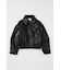F／LEATHER GATHER ブルゾン