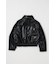 F／LEATHER GATHER ブルゾン