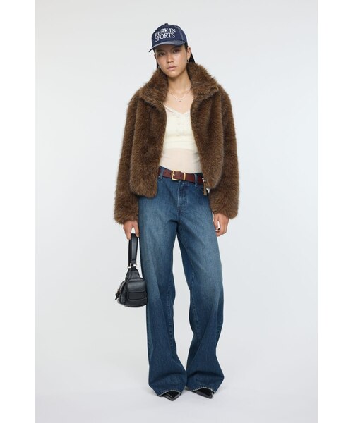 otonaMUSE掲載】F／FUR STAND COLLAR ジャケット｜マウジーの通販
