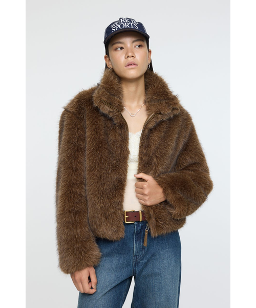 otonaMUSE掲載】F／FUR STAND COLLAR ジャケット｜マウジーの通販