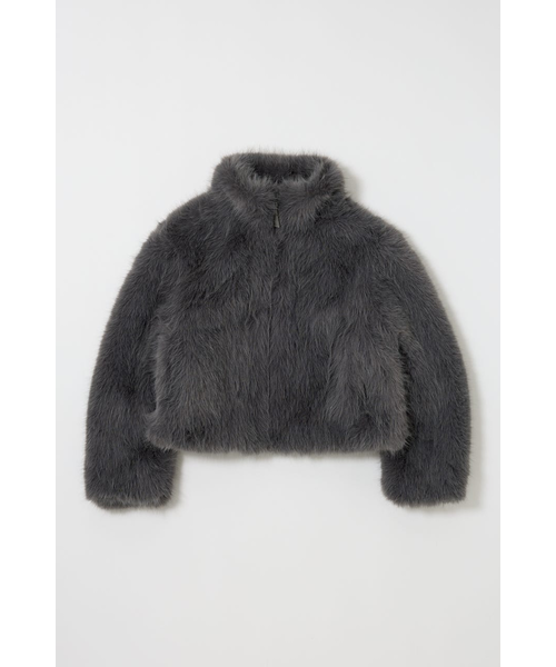 MOUSSY FAUX FUR STAND COLLAR ジャケット MOUSSY | FAUX FUR スタンドカラージャケット (ジャケット