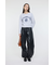 F／LEATHER JOGGER パンツ