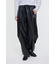 F／LEATHER JOGGER パンツ