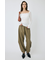 F／LEATHER JOGGER パンツ
