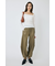 F／LEATHER JOGGER パンツ