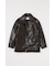 F／LEATHER 70s HALF コート