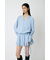 PLEATED SHIRT MINI ドレス