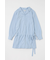 PLEATED SHIRT MINI ドレス