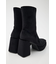 【ViVi掲載】STRETCH BLOCK HEEL ブーツ
