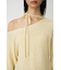 ONE SHOULDER ニットトップス