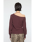 ONE SHOULDER ニットトップス