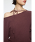 ONE SHOULDER ニットトップス