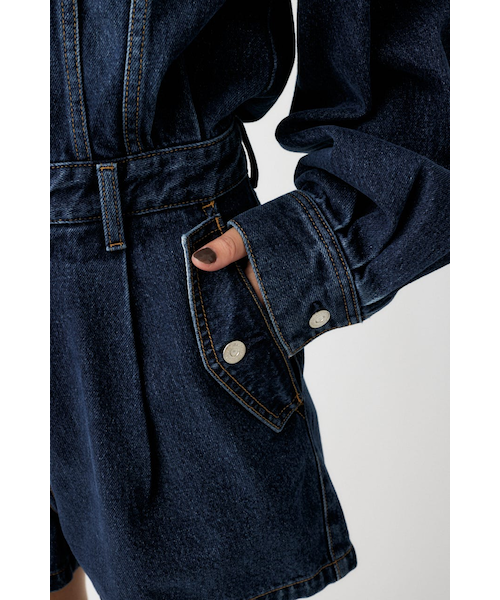 DENIM SHORT ジャンプスーツ｜マウジーの通販｜&mall（アンドモール