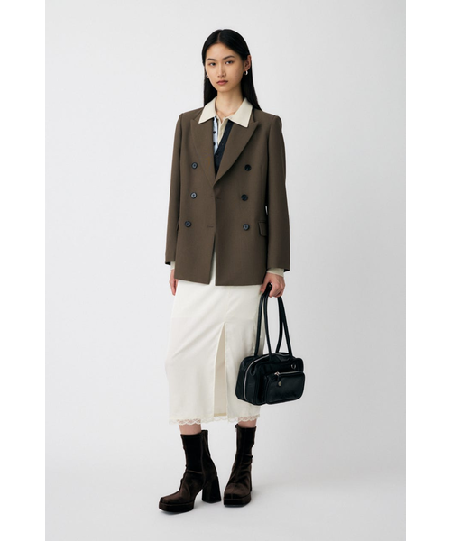 DOUBLE BREASTED PEAKED ジャケット｜マウジーの通販｜&mall（アンド