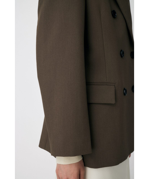 DOUBLE BREASTED PEAKED ジャケット｜マウジーの通販｜&mall（アンド