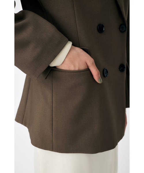 DOUBLE BREASTED PEAKED ジャケット｜マウジーの通販｜&mall