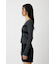 FRONT BUTTON LACY ロングスリーブトップス