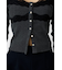 FRONT BUTTON LACY ロングスリーブトップス