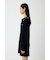 LOGO CABLE KNIT ミニドレス