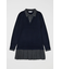 LAYERED KNIT ミニドレス
