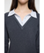 LAYERED KNIT ミニドレス