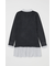 LAYERED KNIT ミニドレス