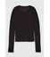 SHEER HENRY NECK ニットトップス