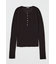 SHEER HENRY NECK ニットトップス