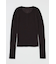SHEER HENRY NECK ニットトップス