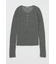 SHEER HENRY NECK ニットトップス