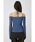 OPEN SHOULDER HALTER ニットトップス