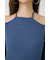 OPEN SHOULDER HALTER ニットトップス